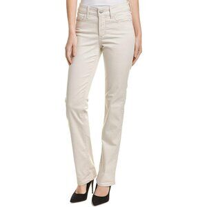 NYDJ slim-fit cropped jeans off white women size 29